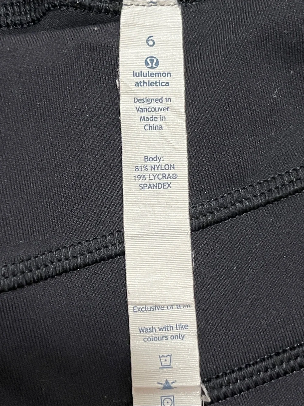 lululemon athletica Black Boot-Cut Yoga Pants